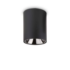 Plafoniere cu spoturi, Spoturi aplicate - Spot LED aplicat modern Nitro pl round d09 NERO