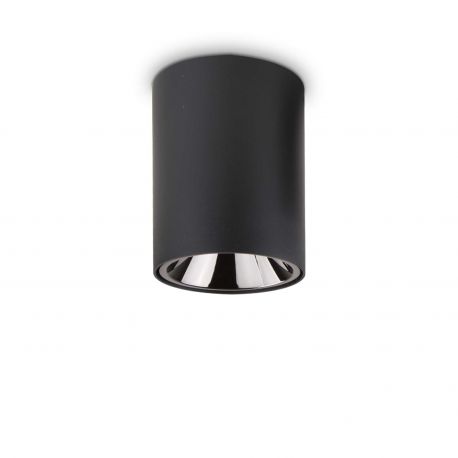 Plafoniere cu spoturi, Spoturi aplicate - Spot LED aplicat modern Nitro pl round d09 NERO
