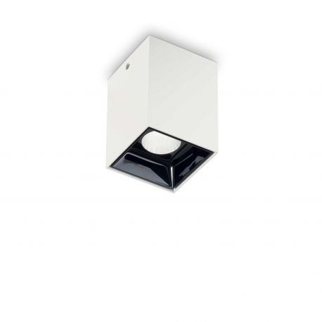 Plafoniere cu spoturi, Spoturi aplicate - Spot LED aplicat modern Nitro pl square d05 BIANCO