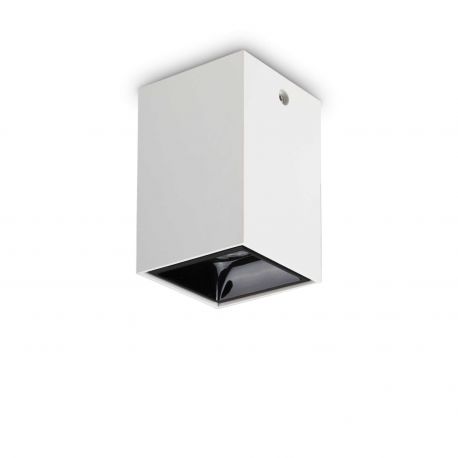 Plafoniere cu spoturi, Spoturi aplicate - Spot LED aplicat modern Nitro pl square d07 BIANCO