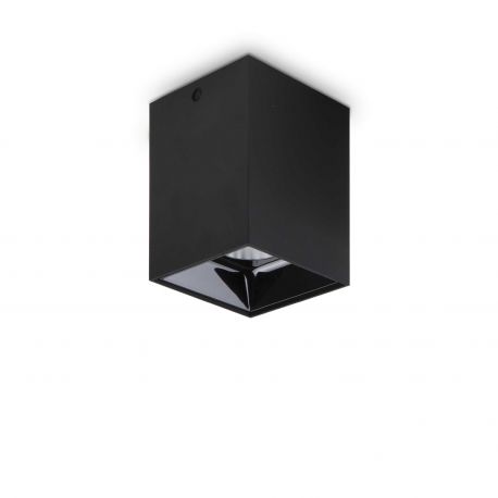 Plafoniere cu spoturi, Spoturi aplicate - Spot LED aplicat modern Nitro pl square d07 NERO