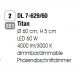 Plafoniere - Plafoniera LED dimabila GREG, 60cm