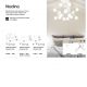 Lustre aplicate - Lustra aplicata design modern NODINO PL9 BIANCO