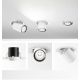 Spoturi tavan fals - Spot LED directionabil, incastrabil pentru tavan fals NOVA 12W 4000K BK