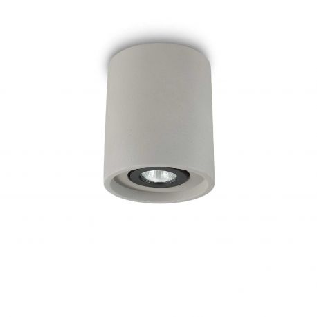 Plafoniere cu spoturi, Spoturi aplicate - Spot aplicat / Plafoniera design modern minimalist OAK PL1 ROUND CEMENTO