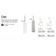 Pendule, Lustre suspendate - Pendul design modern minimalist OAK SP1 ROUND CEMENTO