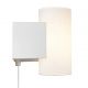 Aplice, corpuri de iluminat pentru pereti - Aplica LED de perete design modern MONA alb