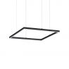 Lustra LED design modern geometric ORACLE SLIM SP D050 SQUARE 3000K ON-OFF BK