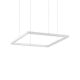 Lustra LED design modern geometric ORACLE SLIM SP D050 SQUARE 3000K ON-OFF WH