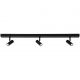Plafoniere cu spoturi, Spoturi aplicate - Lustra liniara cu 3 spoturi LED, 3-Step MOODMAKER Omari negru
