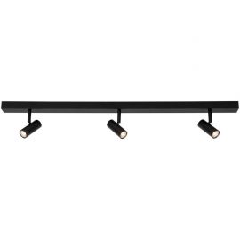 Plafoniere cu spoturi, Spoturi aplicate - Lustra liniara cu 3 spoturi LED, 3-Step MOODMAKER Omari negru