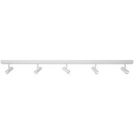 Plafoniere cu spoturi, Spoturi aplicate - Lustra liniara cu 5 spoturi LED, 3-Step MOODMAKER Omari alb
