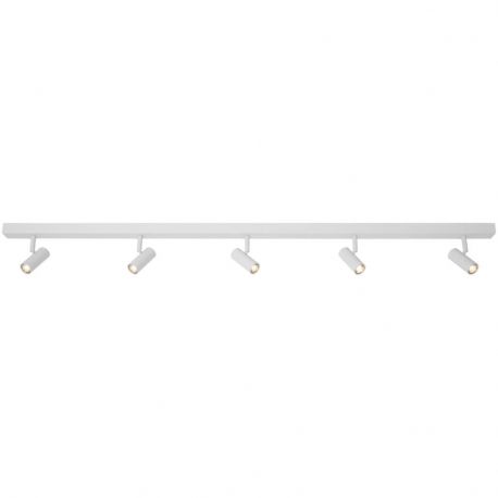 Plafoniere cu spoturi, Spoturi aplicate - Lustra liniara cu 5 spoturi LED, 3-Step MOODMAKER Omari alb