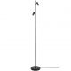 Lampadar cu 2 brate design modern, 3-Step MOODMAKER OMARI negru