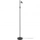 Corpuri de iluminat - Lampadar cu 2 brate design modern, 3-Step MOODMAKER OMARI negru