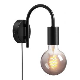 Aplice, corpuri de iluminat pentru pereti - Aplica de perete design modern PACO negru