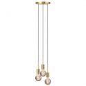 Lustra cu 3 pendule design modern PACO alama