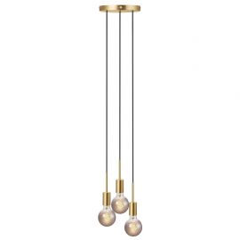 Pendule, Lustre suspendate - Lustra cu 3 pendule design modern PACO alama