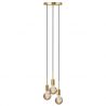 Lustra cu 3 pendule design modern PACO alama