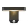 Aplica LED solara de perete, cu senzor de miscare, design modern, IP44 RICA SQUARE 