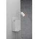 Aplice, corpuri de iluminat pentru pereti - Aplica de perete, mufa USB, design modern ROOMI alb