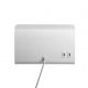 Aplice, corpuri de iluminat pentru pereti - Aplica de perete, mufa USB, design modern ROOMI alb