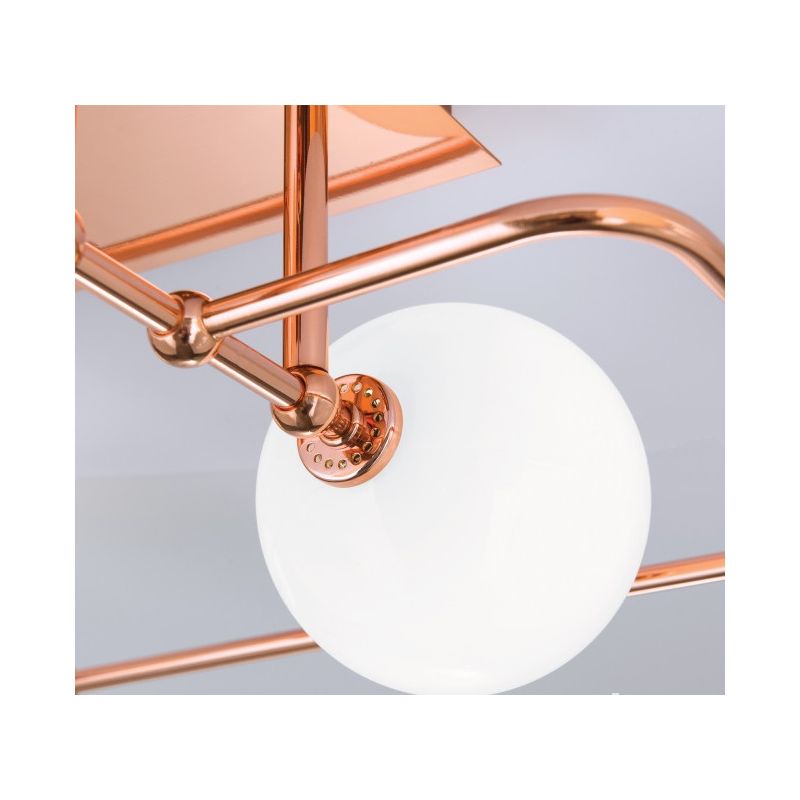 Plafoniera Lustra Aplicata Tavan Design Modern Pipes Copper