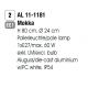Stalpi - Stalp de gradina cu protectie IP54 Teiko, H-80cm