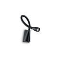 Aplica LED minimalista cu brat flexibil GOOSE AP NERO