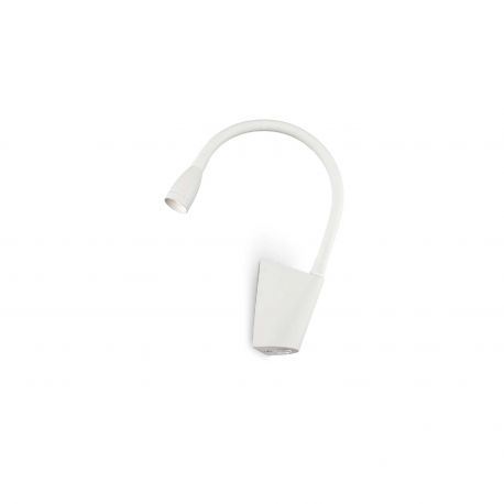 Aplice, corpuri de iluminat pentru pereti - Aplica LED minimalista cu brat flexibil GOOSE AP BIANCO