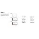 Aplice - Aplica de exterior moderna IP44 REX-3 AP1 ANTRACITE