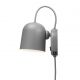 Aplice, corpuri de iluminat pentru pereti - Aplica de perete, cu mufa usb, design modern Angle gri