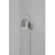Aplice, corpuri de iluminat pentru pereti - Aplica de perete, cu mufa usb, design modern Angle gri