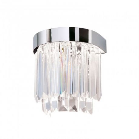 Aplice, corpuri de iluminat pentru pereti - Aplica LED design LUX PRISM, chrome