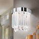 Aplice, corpuri de iluminat pentru pereti - Aplica LED design LUX PRISM, chrome