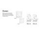 Plafoniere - Plafoniera design clasic OCEAN PL2 TRASPARENTE