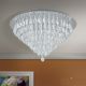 Lustre aplicate - Lustra eleganta cristal K9 Celeste 75cm, chrome