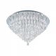 Lustre aplicate - Lustra eleganta cristal K9 Celeste 75cm, chrome