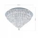 Lustre aplicate - Lustra eleganta cristal K9 Celeste 75cm, chrome