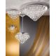 Lustre aplicate - Lustra eleganta cristal K9 Celeste 75cm, chrome
