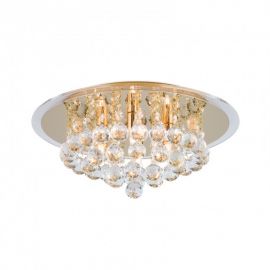 Lustre aplicate - Lustra, Plafoniera eleganta cu cristale K9, Gloria 38cm, gold