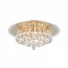 Lustra, Plafoniera eleganta cu cristale K9, Gloria 38cm, gold