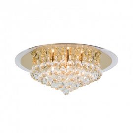 Lustre aplicate - Lustra, Plafoniera eleganta cu cristale K9, Gloria 50cm, gold