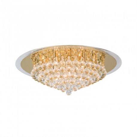 Lustre aplicate - Lustra, Plafoniera eleganta cu cristale K9, Gloria 62cm, gold