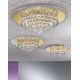 Lustre aplicate - Lustra, Plafoniera eleganta cu cristale K9, Gloria 62cm, gold