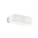 Aplice, corpuri de iluminat pentru pereti - Aplica de perete design modern BOX AP2 BIANCO
