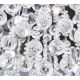 Lustre aplicate - Lustra, Plafoniera eleganta cu cristale K9, Gloria 62cm, chrome