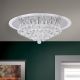 Lustre aplicate - Lustra, Plafoniera eleganta cu cristale K9, Gloria 50cm, chrome