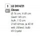 Candelabre, Lustre - Candelabru cromat design LUX cu cristal K9 Gstaad