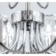 Candelabre, Lustre - Candelabru cromat design LUX cu cristal K9 Gstaad